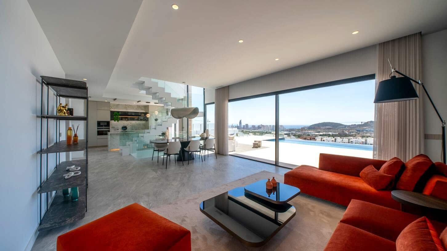 4 chambre Villa/Maison à vendre à Finestrat avec piscine garage - 1 350 000 € (Ref: 9795650)