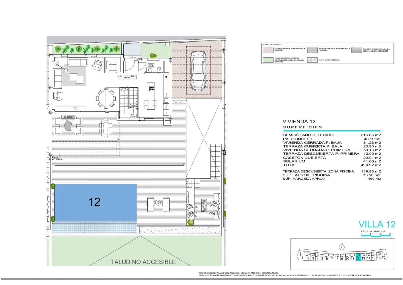 4 makuuhuone Huvila myytävänä paikassa Finestrat mukana uima-altaan 
autotalli - 1 350 000 € (Ref: 9795652)