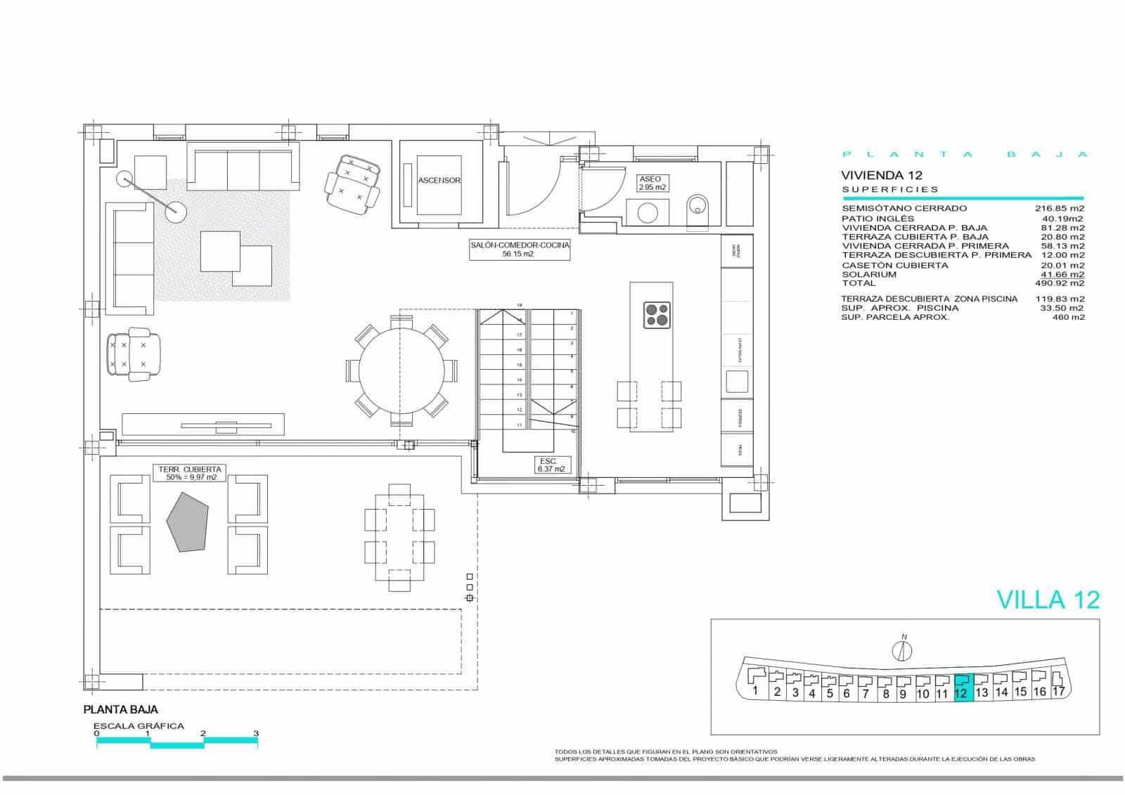 4 makuuhuone Huvila myytävänä paikassa Finestrat mukana uima-altaan 
autotalli - 1 350 000 € (Ref: 9795652)
