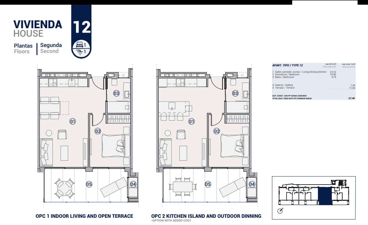1 soverom Leilighet til salgs i La Villajoyosa / Vila Joiosa med svømmebasseng garasje - € 529 000 (Ref: 9858718)