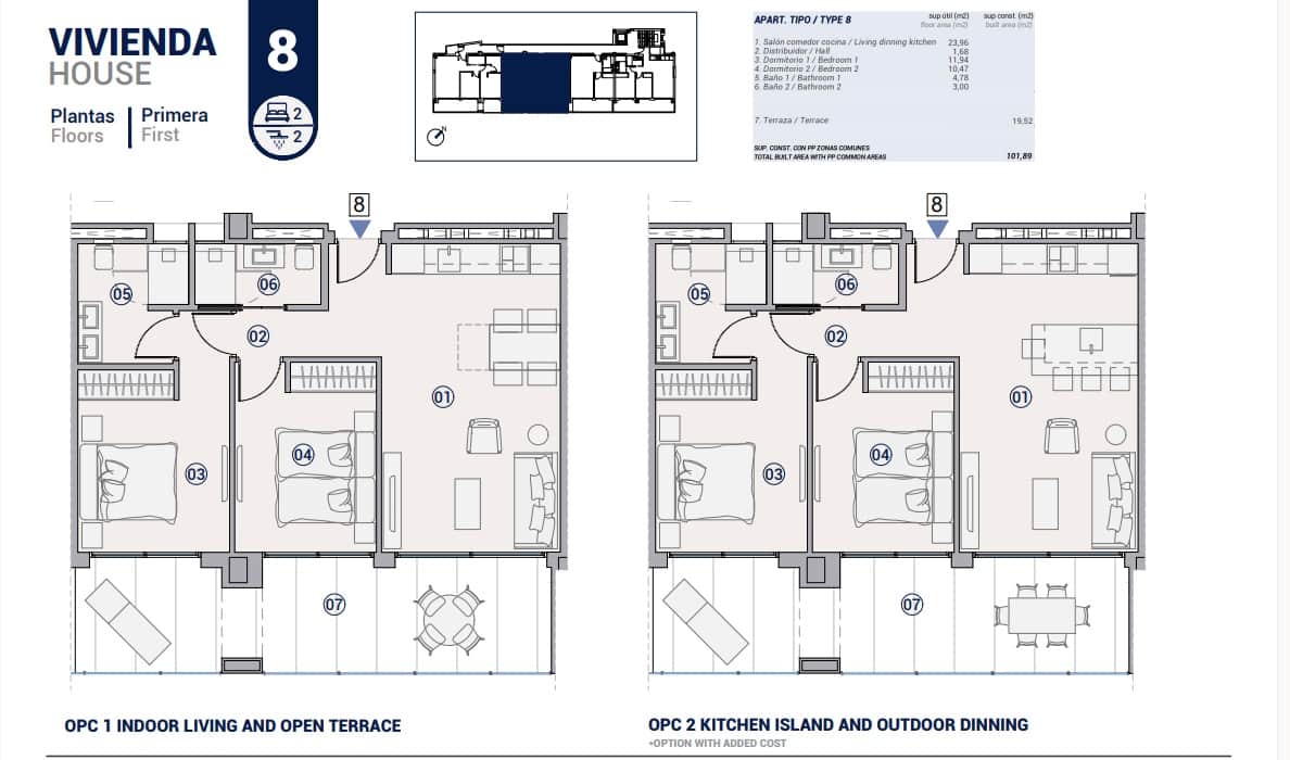 2 Zimmer Apartment zu verkaufen in La Villajoyosa / Vila Joiosa mit Pool Garage - 735.000 € (Ref: 9858719)