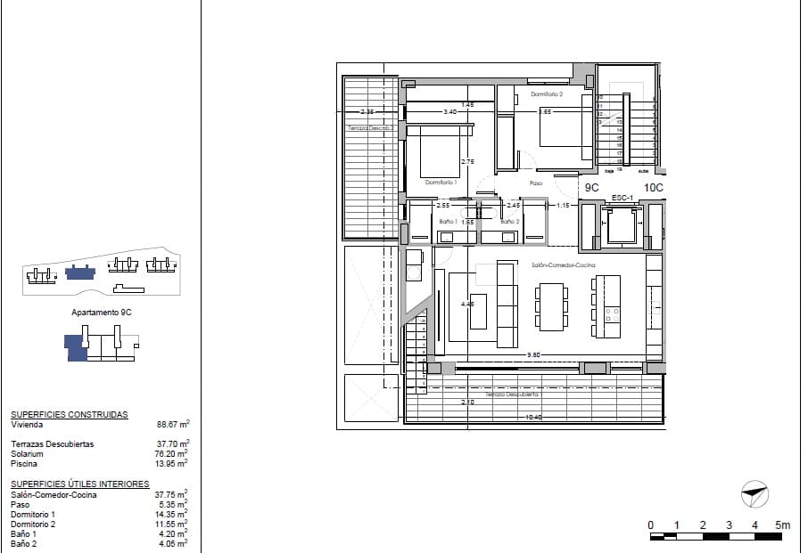 2 camera da letto Appartamento in vendita in La Nucia con piscina garage - 645.000 € (Rif: 9935045)