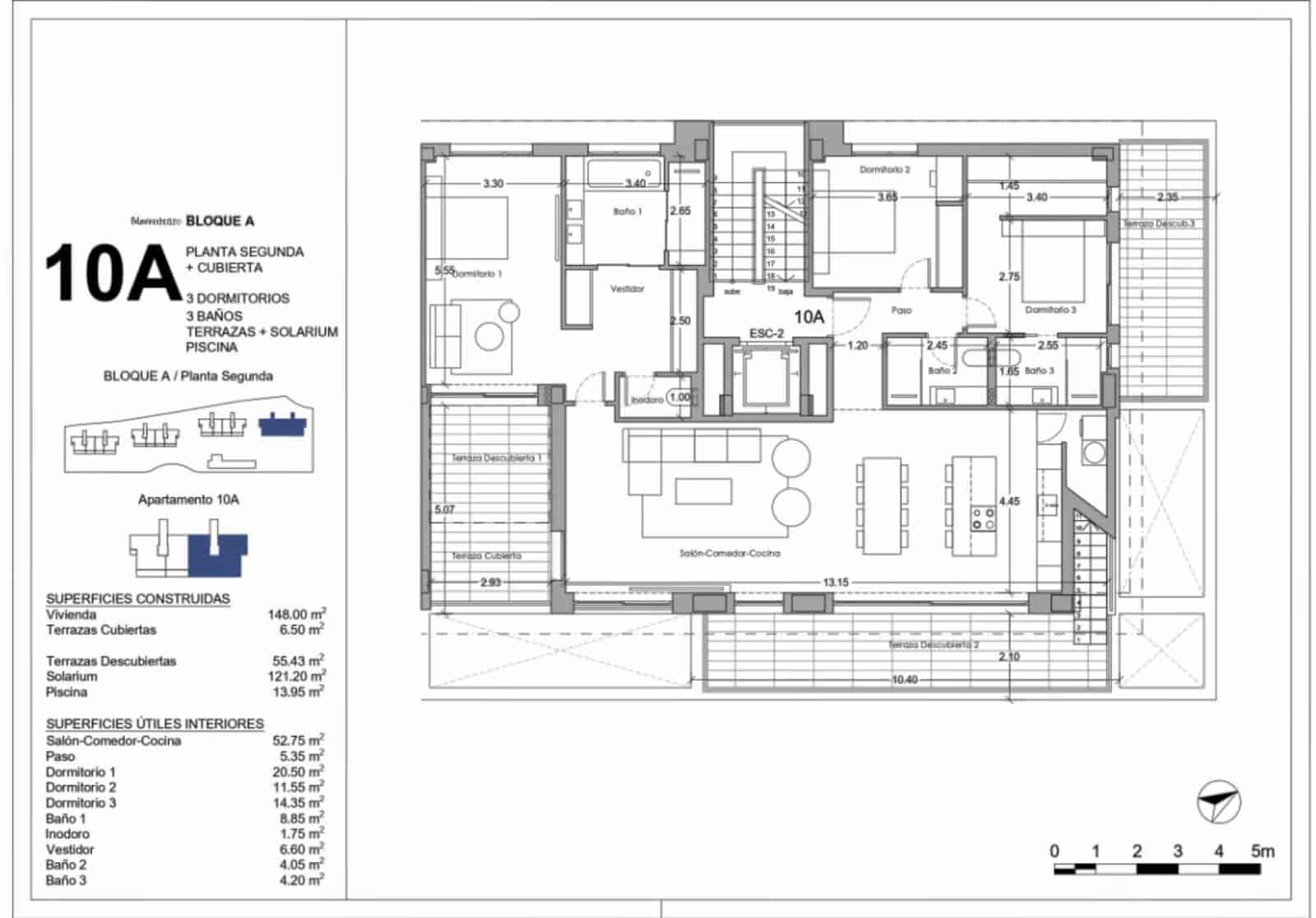 3 camera da letto Appartamento in vendita in La Nucia con piscina garage - 1.141.000 € (Rif: 9935046)