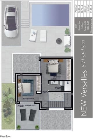 3 bedroom Townhouse for sale in Dolores with pool garage - € 445,000 (Ref: 5073042)