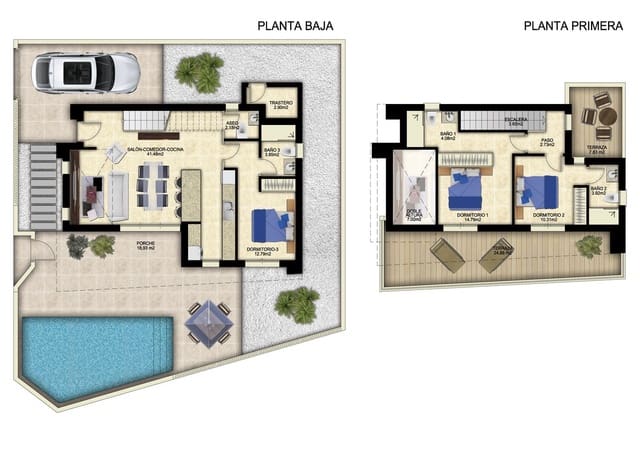 3 quarto Moradia para venda em Benijófar com piscina garagem - 370 000 € (Ref: 7113225)