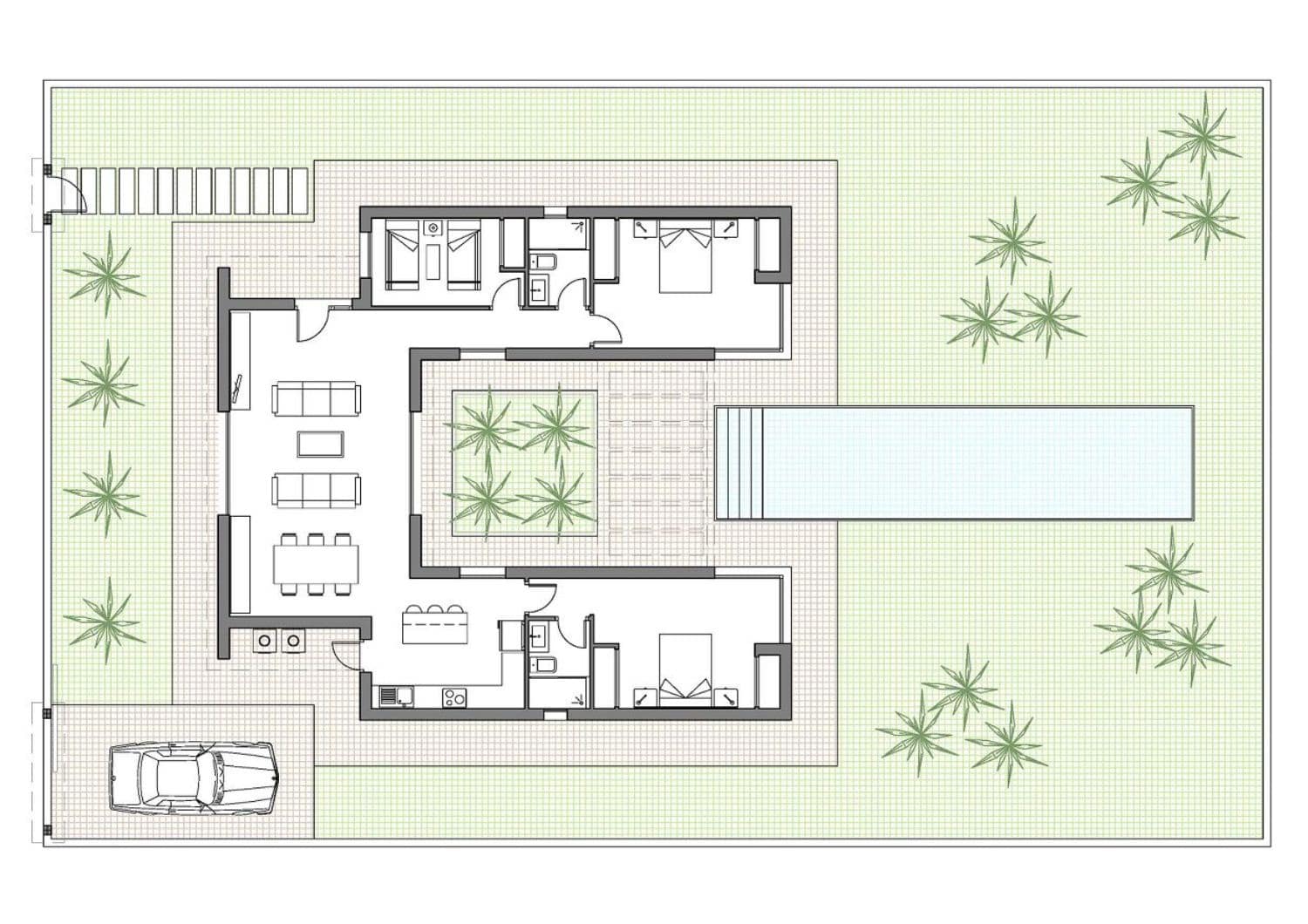 3 soveværelse Byhus til salg i Benijofar med swimmingpool garage - € 555.000 (Ref: 7113226)