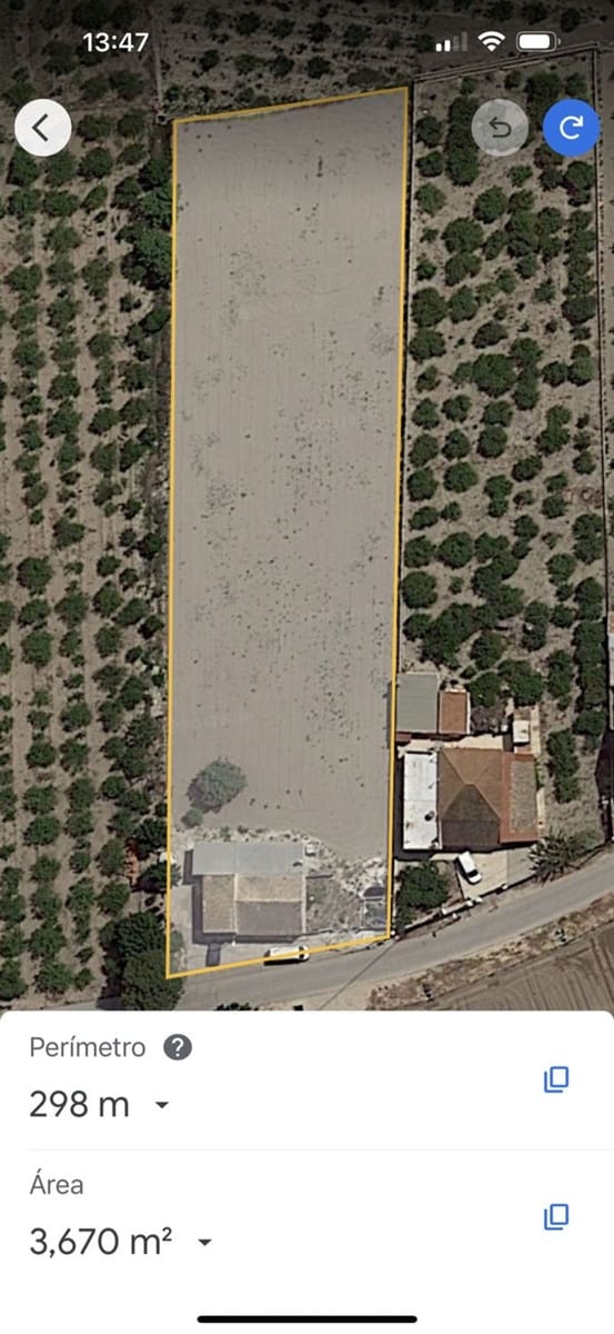 4 chambre Finca/Maison de Campagne à vendre à Orihuela avec garage - 149 000 € (Ref: 7593977)