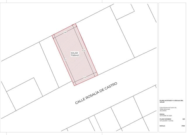 Grond te huur in Almoradí - € 275 (Ref: 8125403)