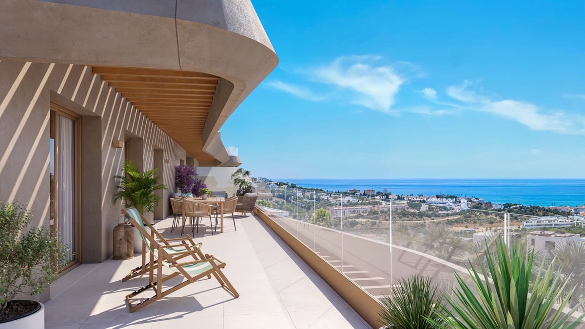 1 sypialnia Apartament na sprzedaż w La Cala de Mijas z basenem - 482 400 € (Ref: 10003630)