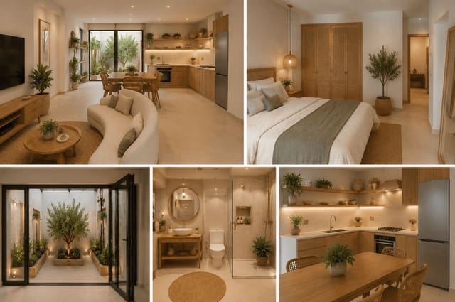 1 soveværelse Lejlighed til salg i Zona Calvario, Estepona med swimmingpool - € 213.000 (Ref: 10003631)
