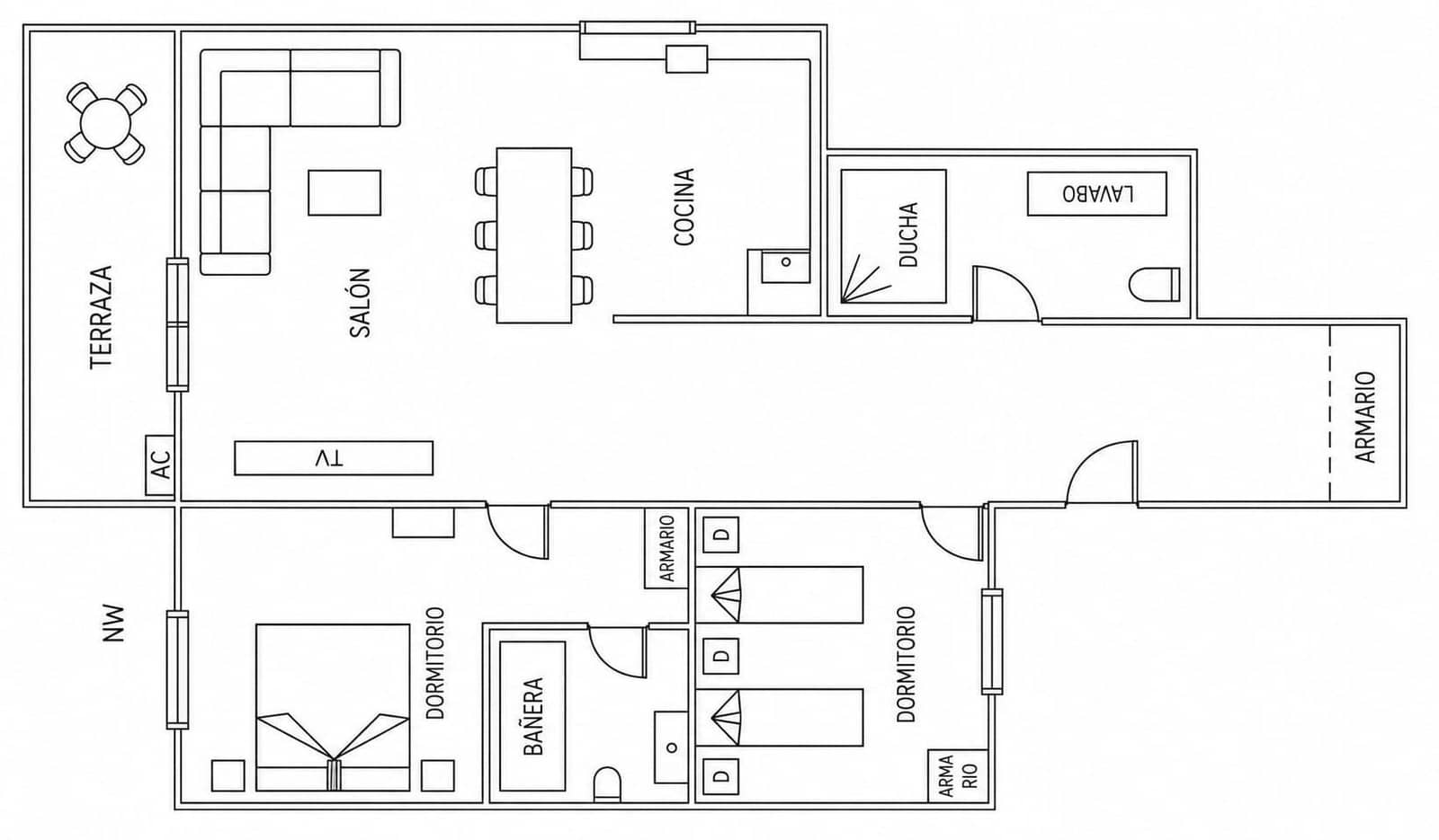 2 soverom Leilighet til salgs i Torrevieja med svømmebasseng - € 254 000 (Ref: 10003649)