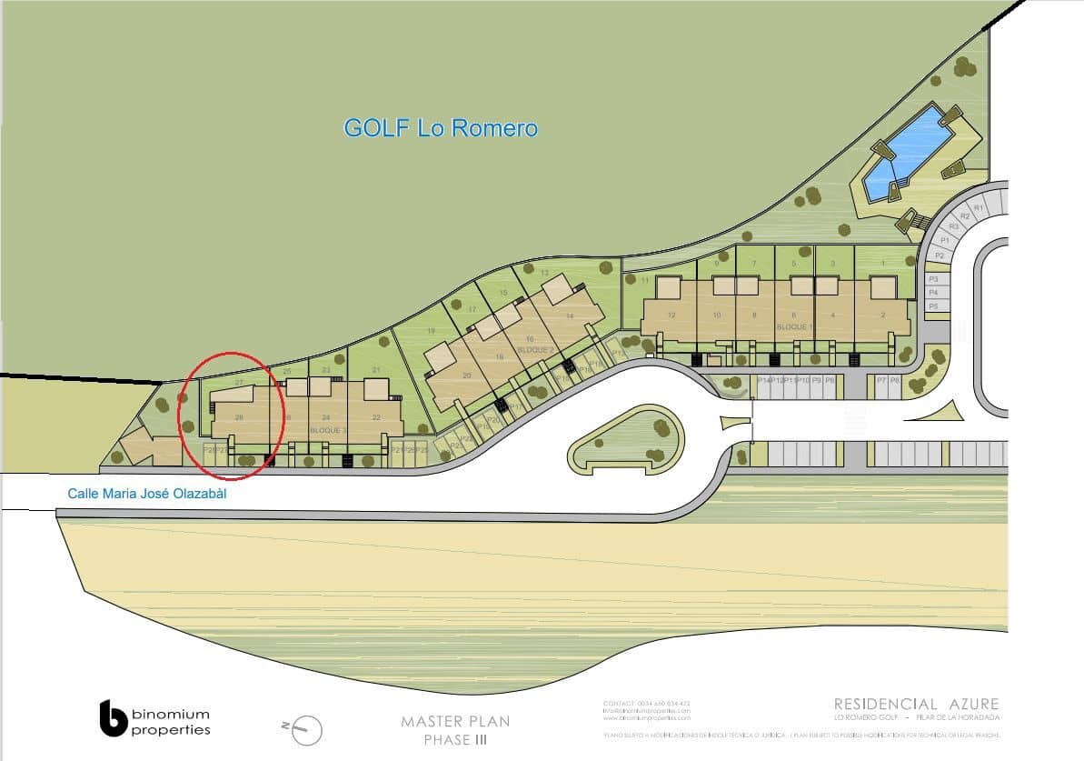 3 soverom Leilighet til salgs i Pilar de la Horadada med svømmebasseng garasje - € 335 000 (Ref: 10005293)