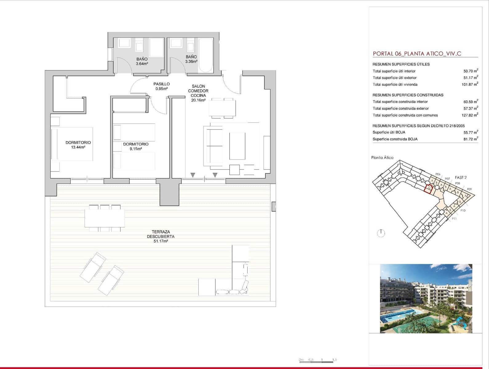 2 slaapkamer Penthouse te koop in Las Lagunas de Mijas met zwembad garage - € 395.000 (Ref: 10018336)
