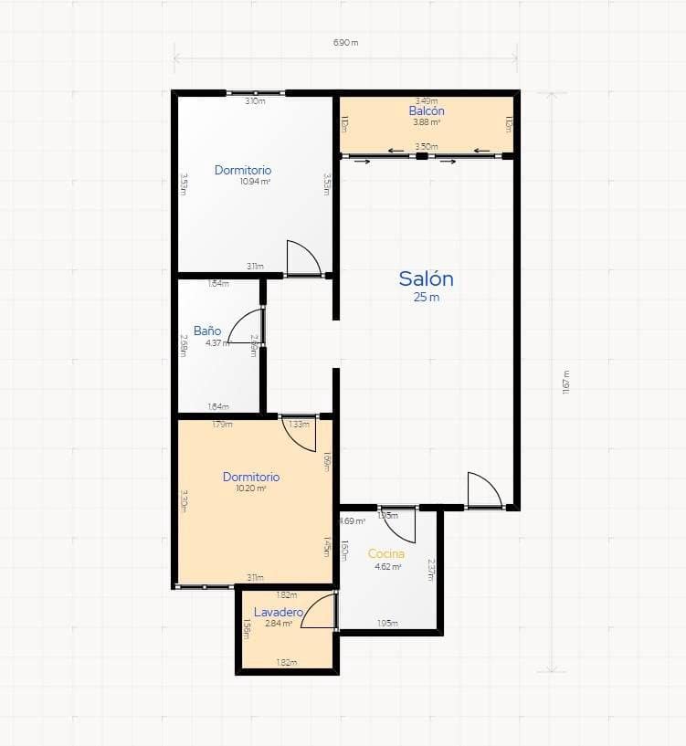 2 sypialnia Apartament na sprzedaż w Torrevieja - 169 900 € (Ref: 10018965)