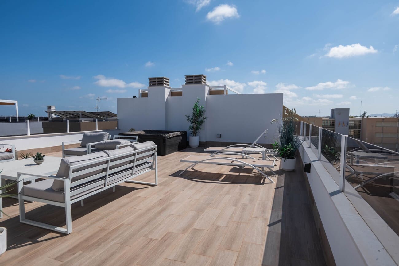 2 slaapkamer Penthouse te koop in Pilar de la Horadada met zwembad garage - € 395.000 (Ref: 10022184)