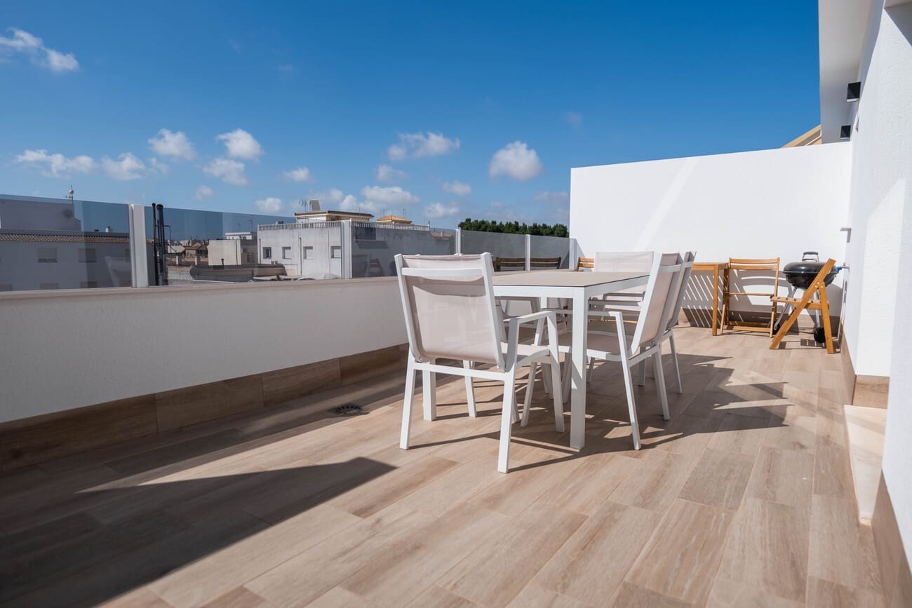 2 slaapkamer Penthouse te koop in Pilar de la Horadada met zwembad garage - € 395.000 (Ref: 10022184)