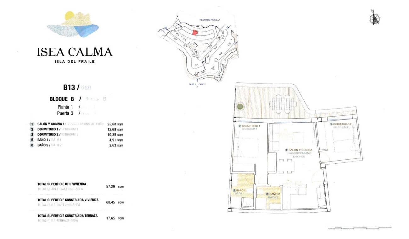 2 camera da letto Appartamento in vendita in Aguilas con piscina - 359.000 € (Rif: 10042088)