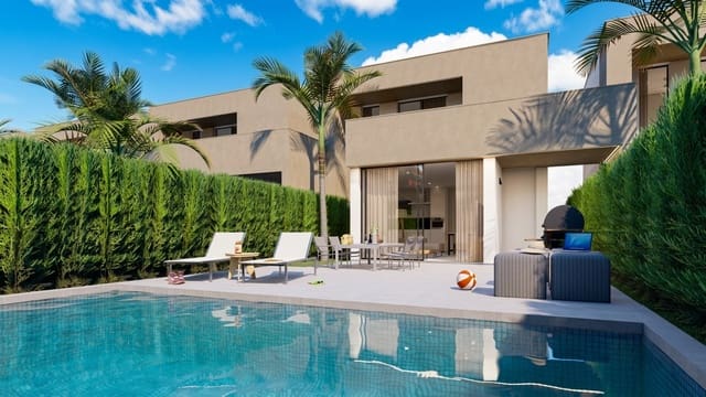 Chalet de 3 habitaciones en Estrella de Mar, Cartagena en venta con piscina garaje - 384.000 € (Ref: 10082987)