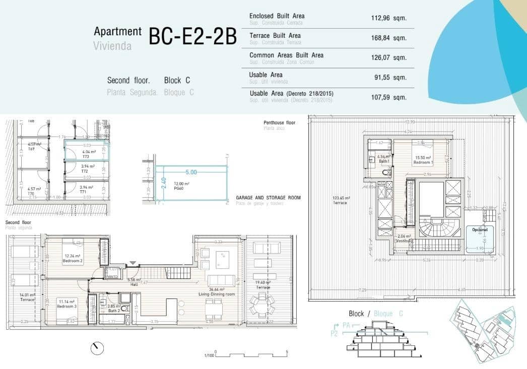 3 chambre Appartement à vendre à Estepona avec piscine garage - 465 000 € (Ref: 10083006)