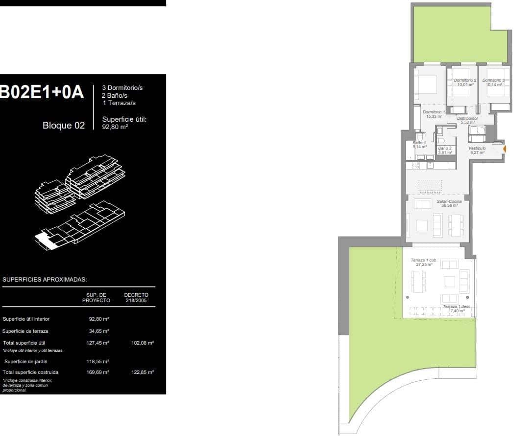 3 camera da letto Appartamento in vendita in Estepona con piscina - 519.000 € (Rif: 10083011)
