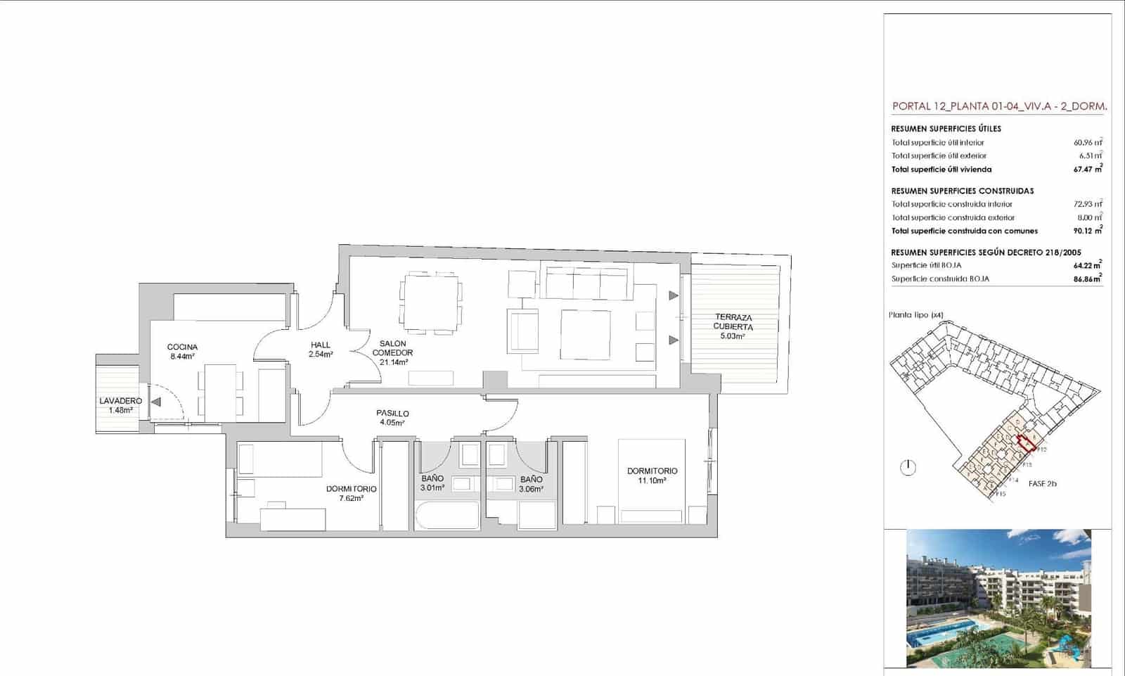 2 chambre Appartement à vendre à Mijas avec piscine - 370 000 € (Ref: 10083070)