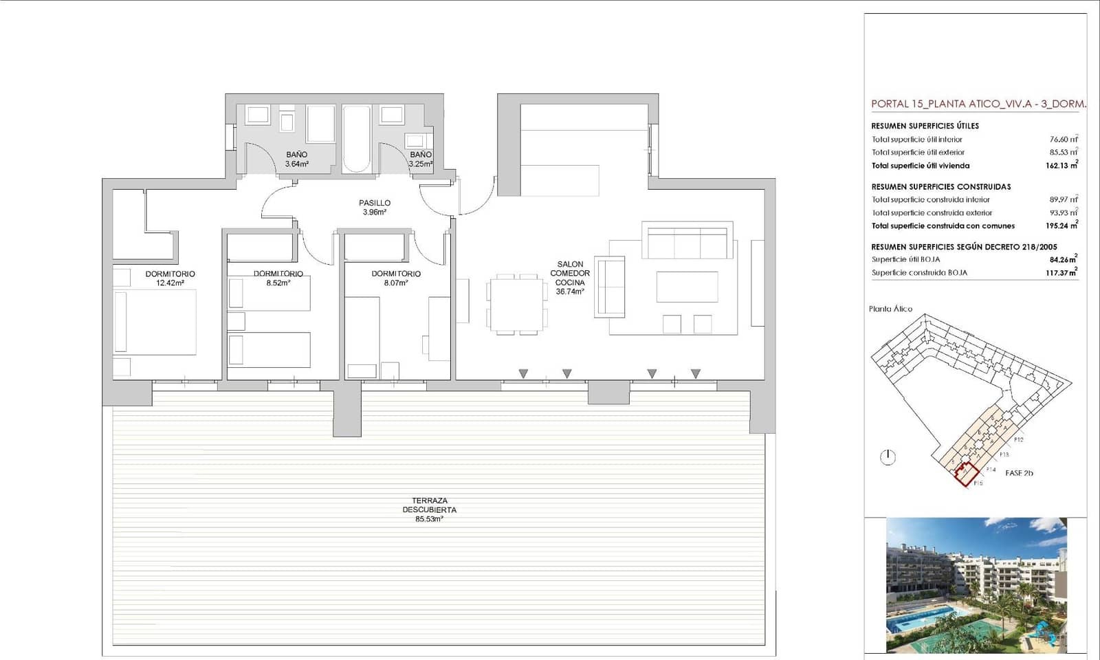 3 soverom Leilighet til salgs i Mijas med svømmebasseng garasje - € 565 000 (Ref: 10083075)
