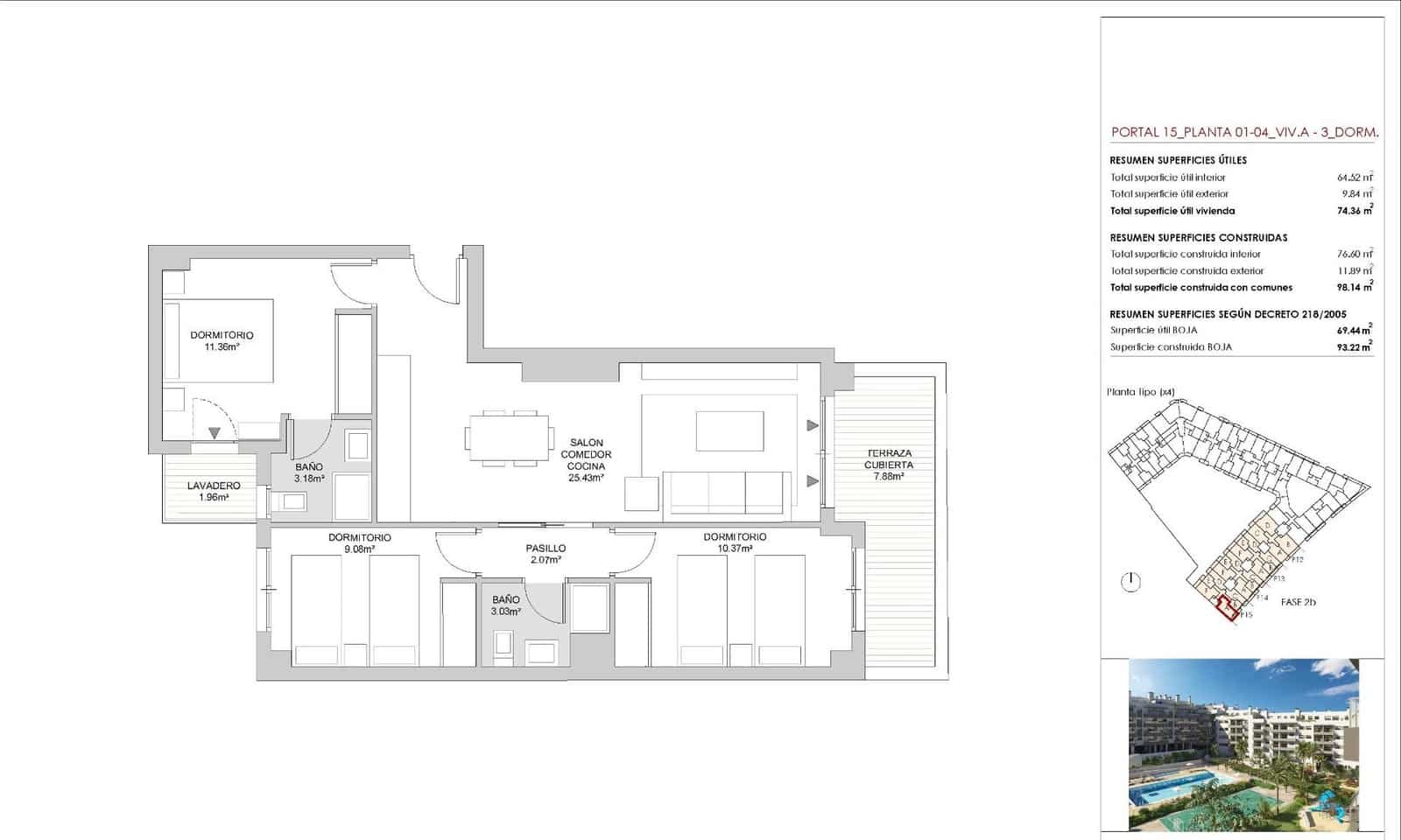 3 bedroom Apartment for sale in Mijas with pool - € 458,000 (Ref: 10083076)