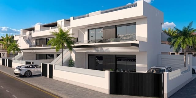 3 makuuhuone Bungalow myytävänä paikassa Los Peñascos - El Salero - Los Imbernones, San Pedro del Pinatar mukana uima-altaan 
autotalli - 409 000 € (Ref: 10083105)
