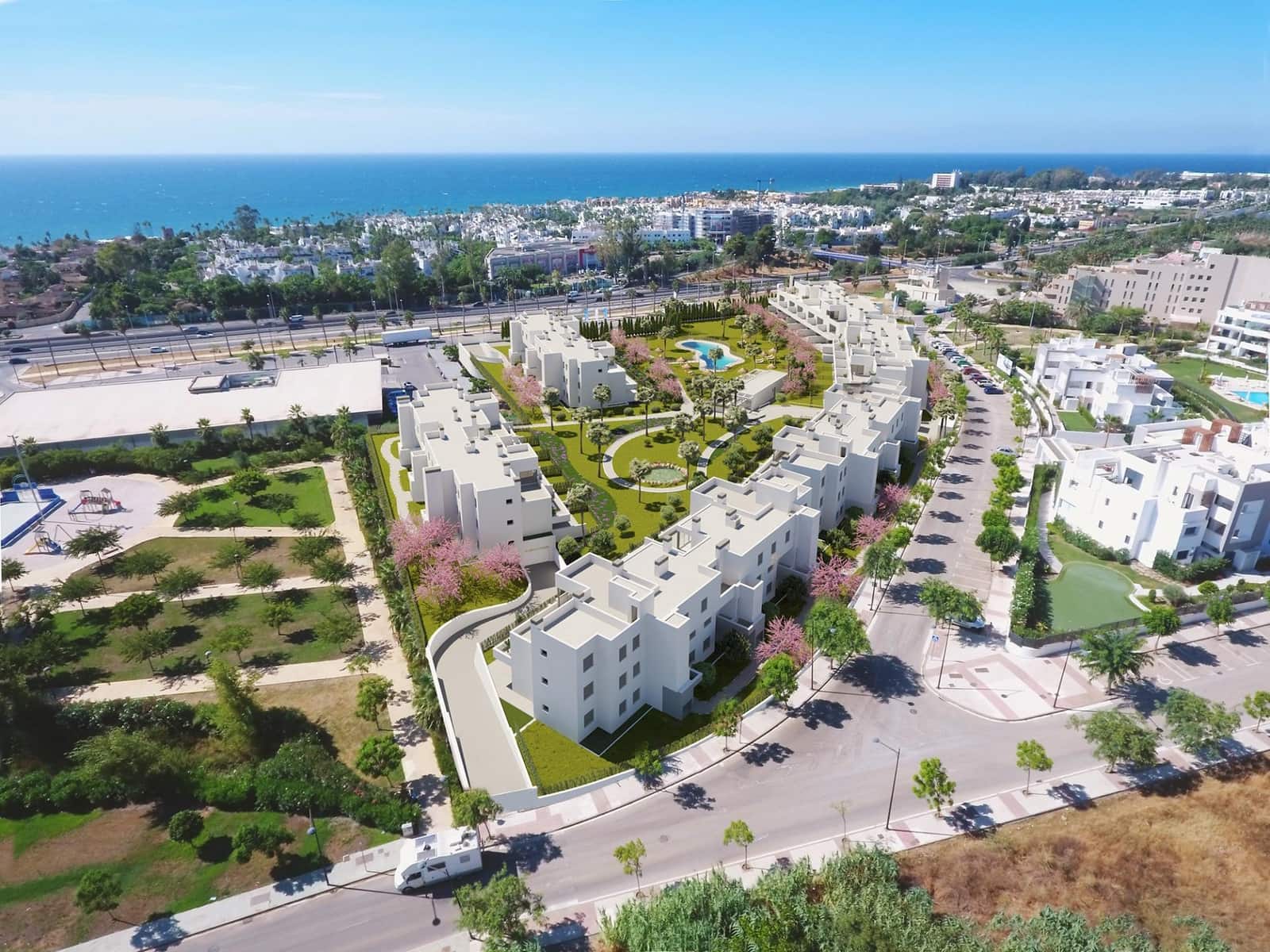 3 sovrum Lägenhet till salu i Bel-Air med pool - 524 600 € (Ref: 10083166)