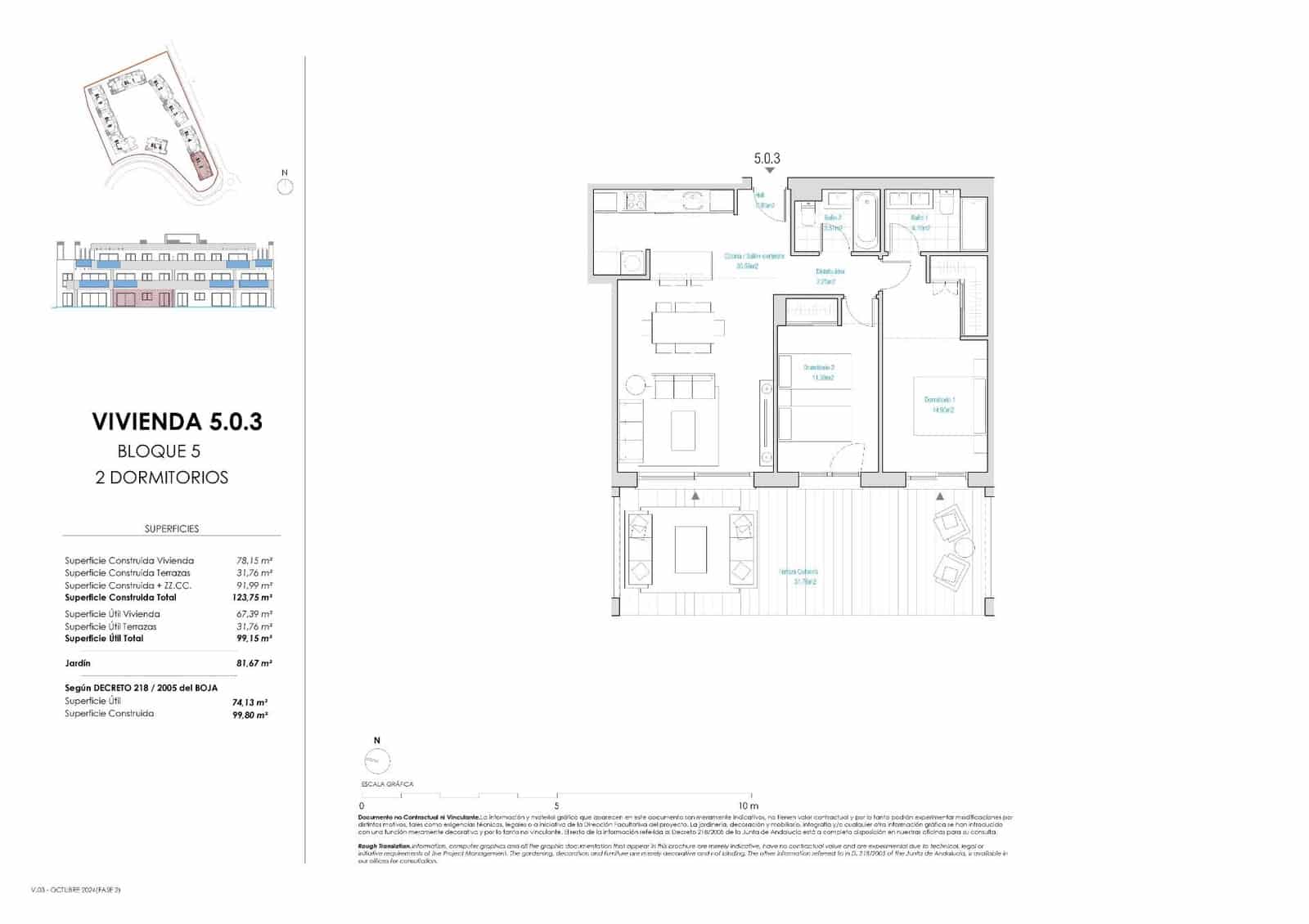 2 soverom Leilighet til salgs i Casares med svømmebasseng - € 464 000 (Ref: 10083201)