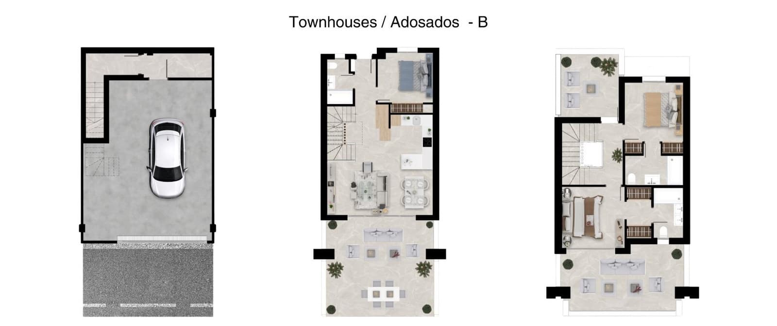 3 soveværelse Byhus til salg i Mijas med swimmingpool - € 660.000 (Ref: 10083242)