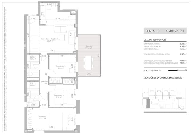 3 Zimmer Apartment zu verkaufen in Las Flores, Mijas mit Pool - 369.000 € (Ref: 10083252)