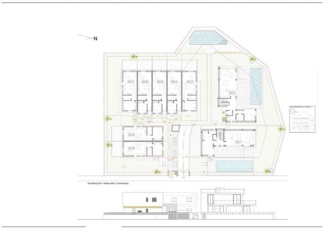 Casa de 3 habitaciones en Los Almendros (Orihuela Costa), Orihuela en venta con piscina - 326.500 € (Ref: 10083269)