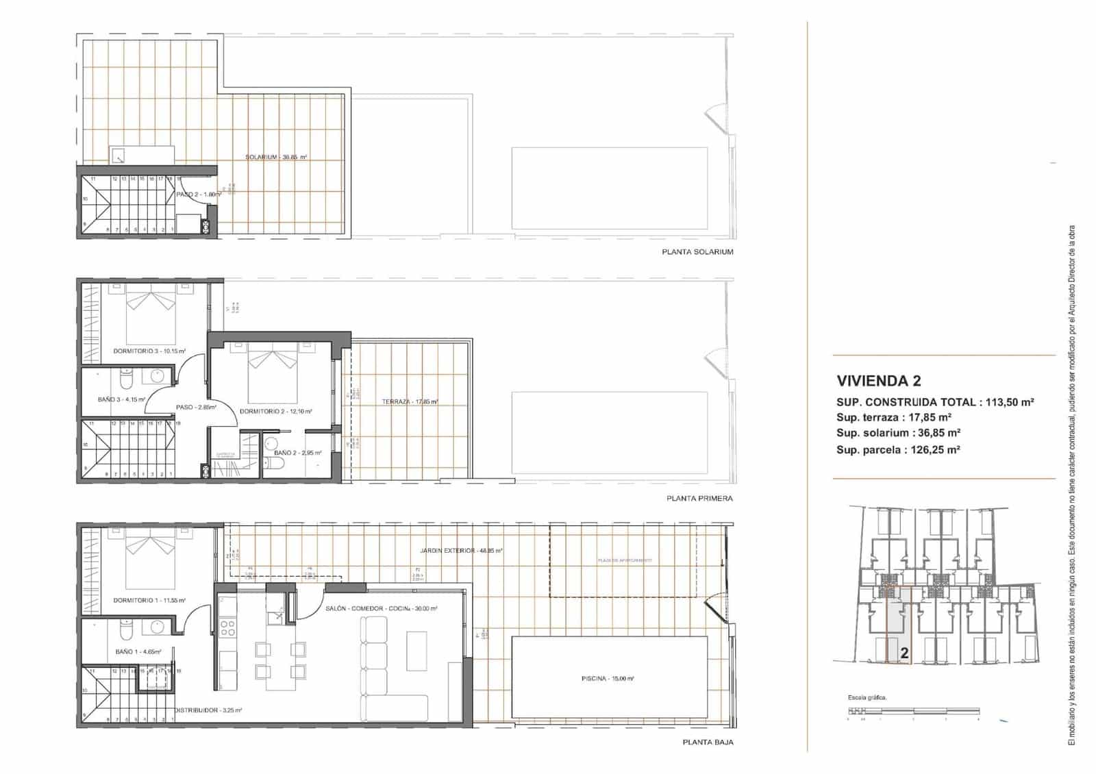 3 chambre Villa/Maison à vendre à Santiago de la Ribera avec piscine - 369 900 € (Ref: 10083357)