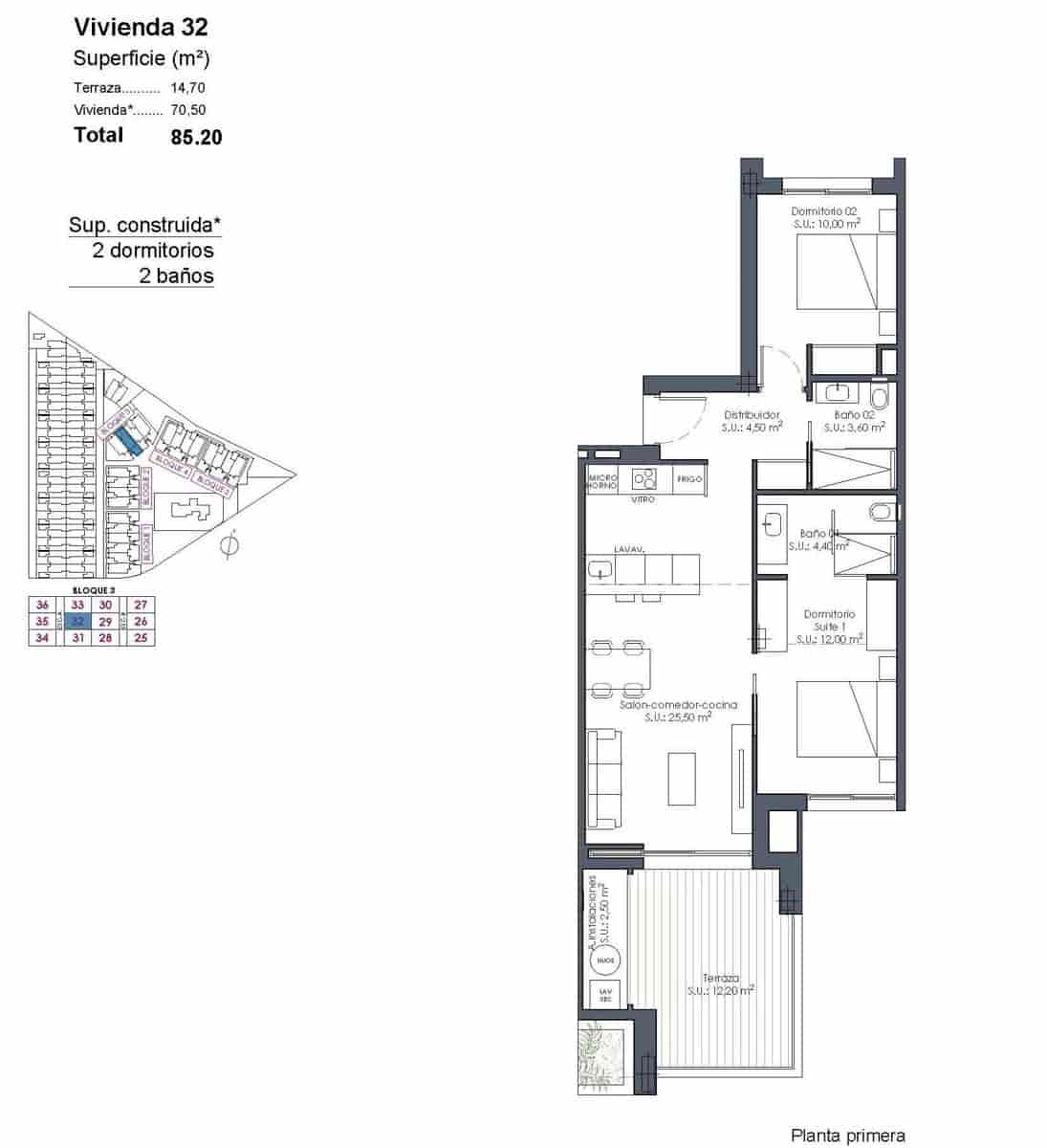 2 quarto Apartamento para venda em Los Alcazares com piscina - 299 000 € (Ref: 10083584)