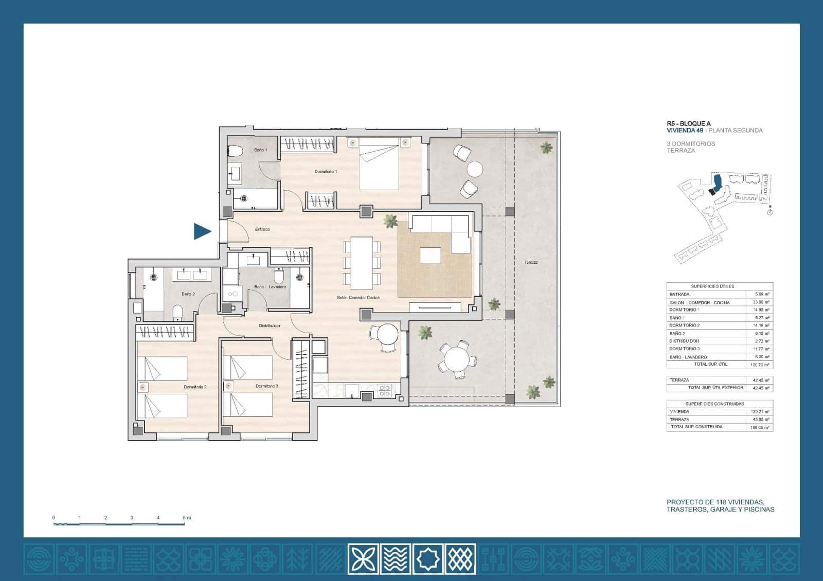 3 soverom Leilighet til salgs i La Linea de la Concepcion med svømmebasseng - € 599 000 (Ref: 10083687)