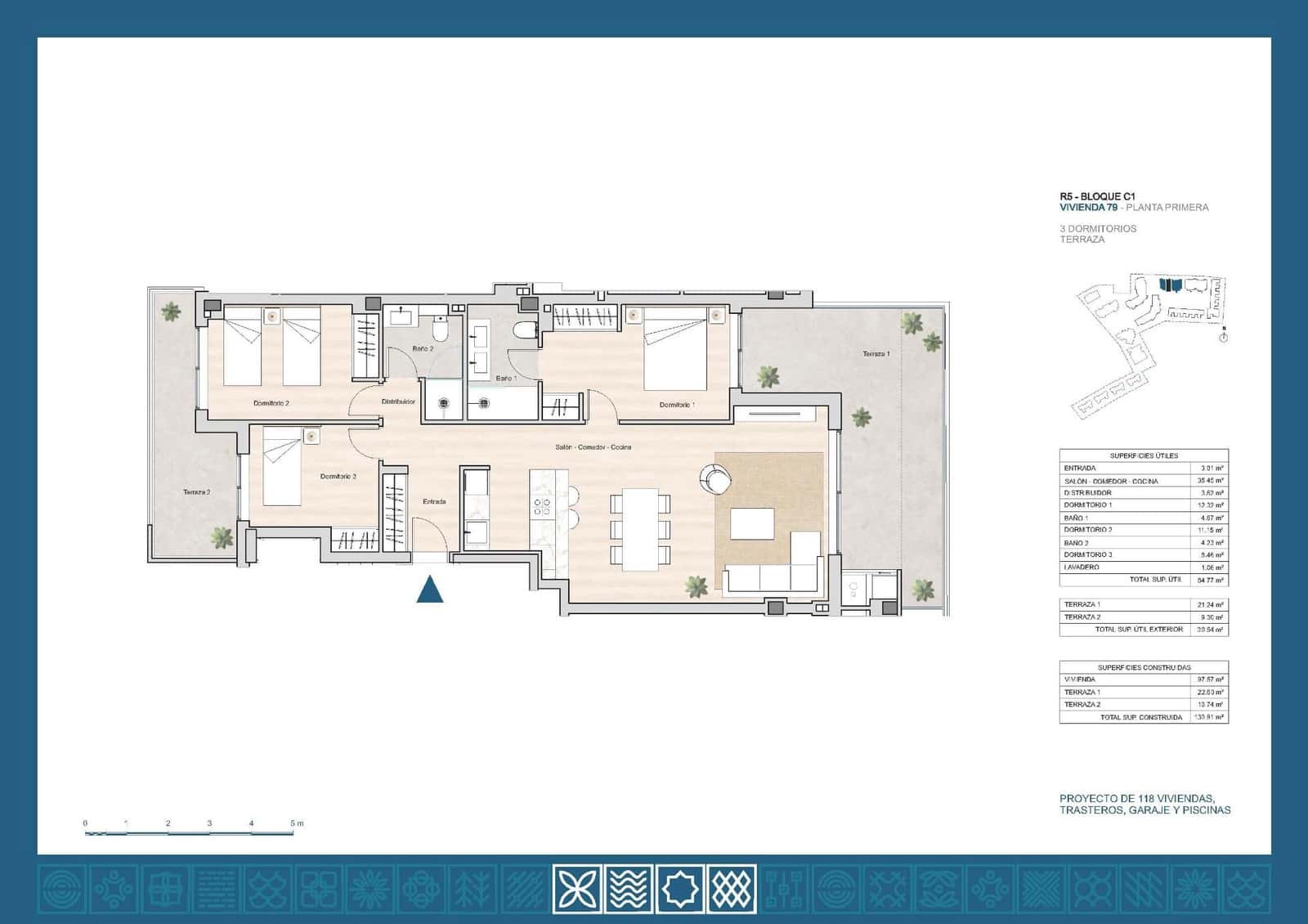 3 soverom Leilighet til salgs i La Linea de la Concepcion med svømmebasseng - € 494 000 (Ref: 10083689)