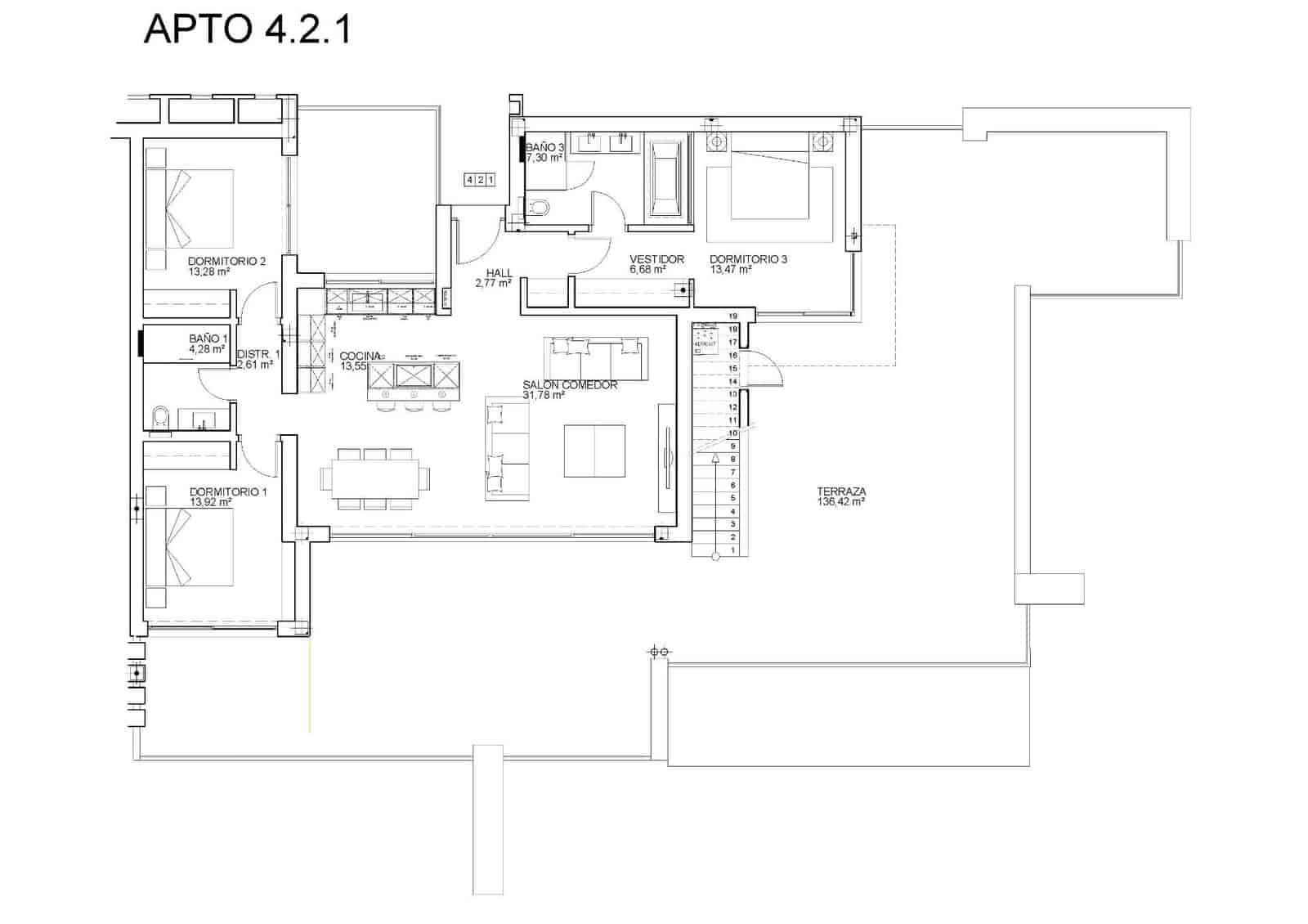 3 camera da letto Appartamento in vendita in Ojen con piscina garage - 2.000.000 € (Rif: 10083730)