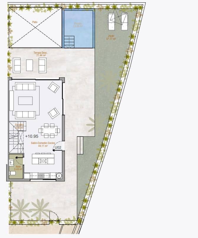 3 sypialnia Dom blizniak na sprzedaż w Bahia Dorada z basenem - 904 000 € (Ref: 10084851)