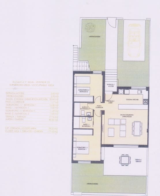 Apartamento de 2 habitaciones en Entre Naranjos en venta con piscina garaje - 259.950 € (Ref: 10090497)
