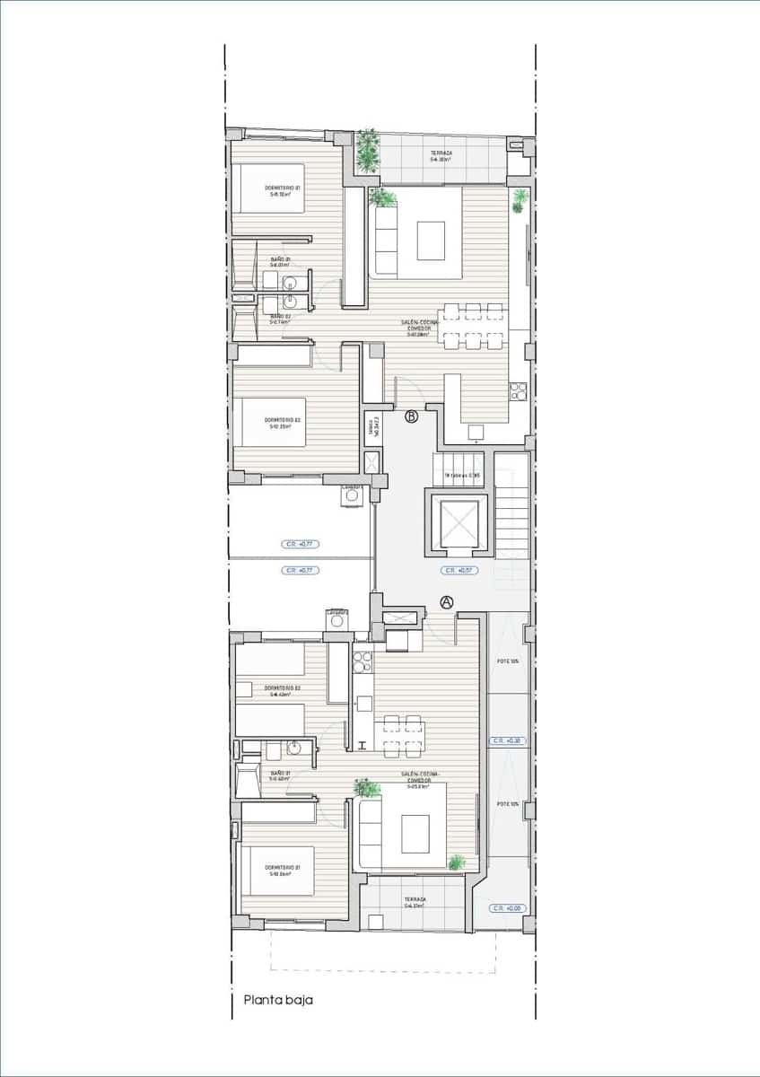 2 bedroom Apartment for sale in Guardamar del Segura - € 318,240 (Ref: 10103017)