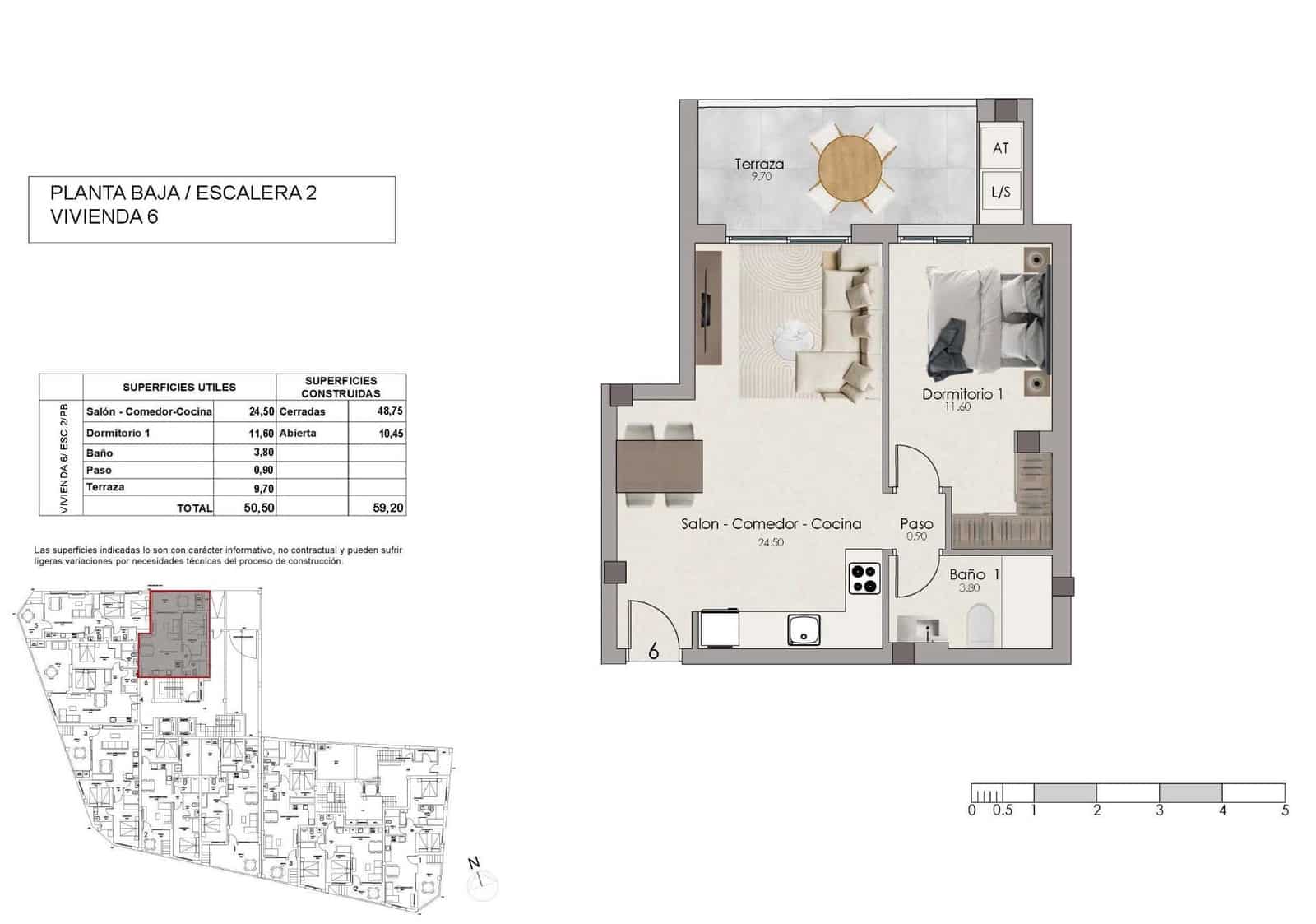 1 soveværelse Lejlighed til salg i Santa Pola med swimmingpool garage - € 205.000 (Ref: 10148052)