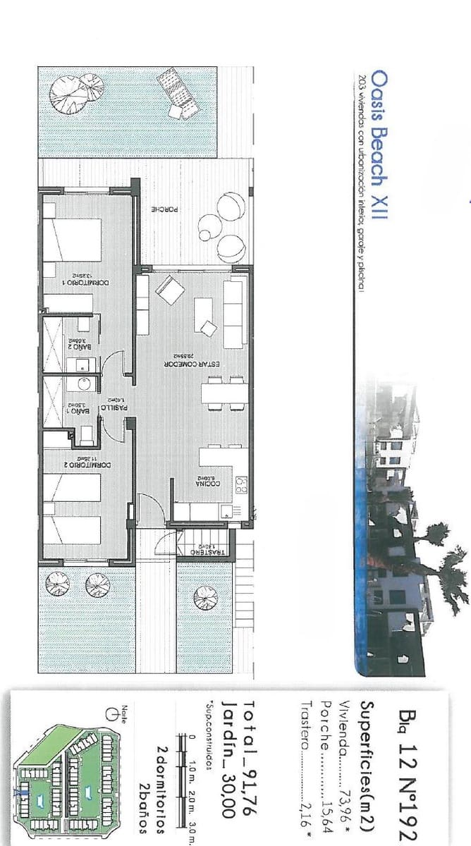 2 chambre Appartement à vendre à Guardamar del Segura avec piscine - 259 000 € (Ref: 10159170)