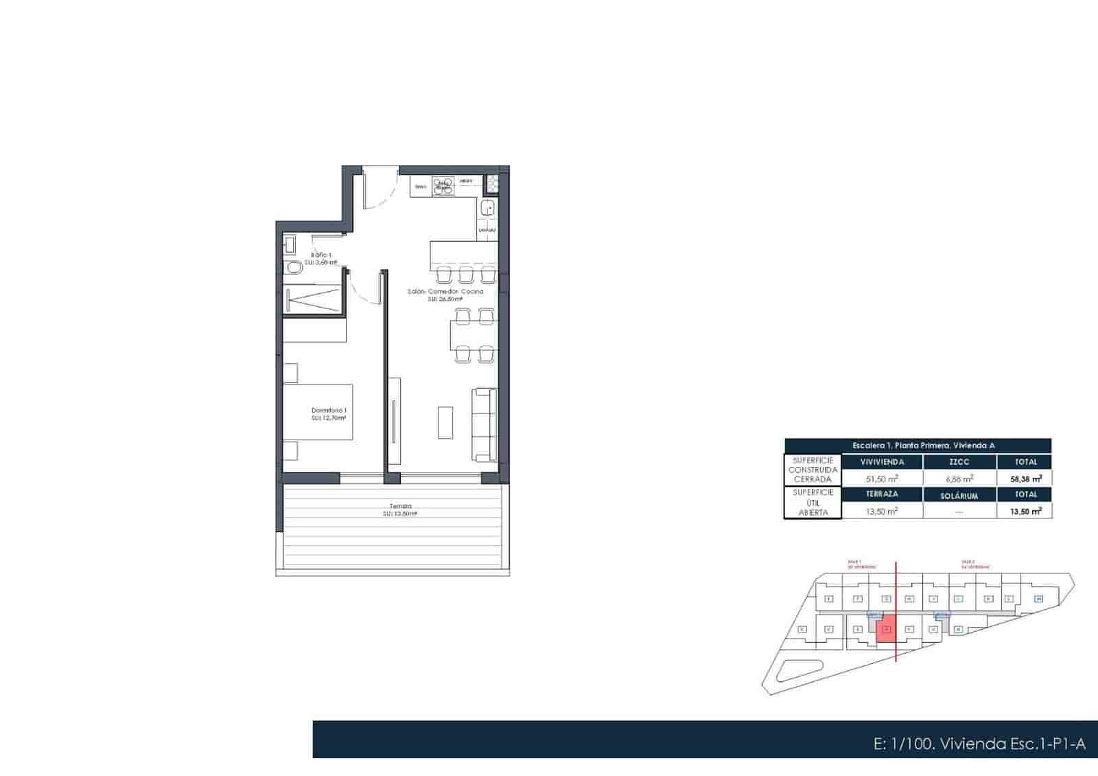 Apartamento de 1 habitación en Formentera del Segura en venta con piscina garaje - 150.000 € (Ref: 10176886)