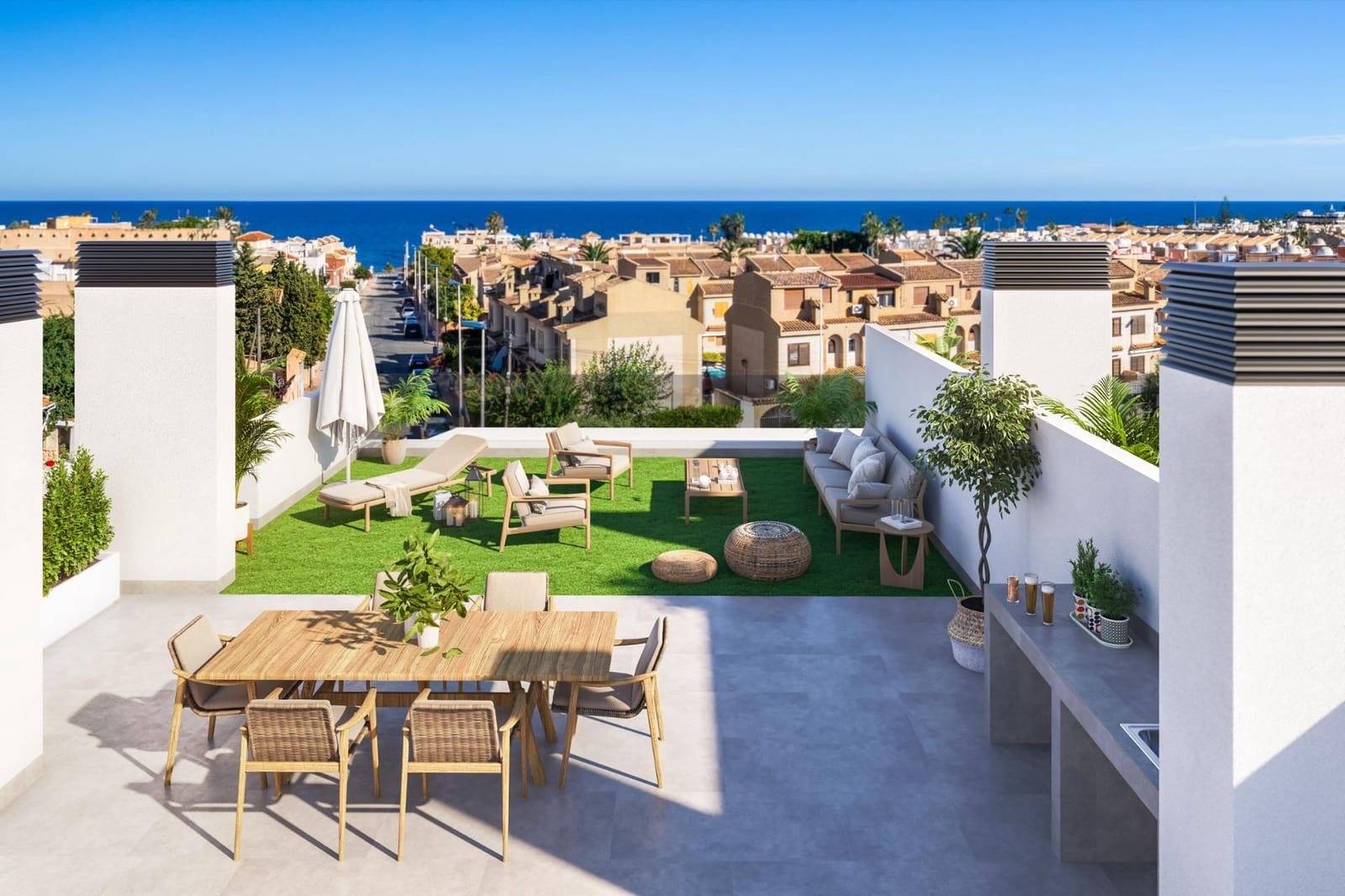 Apartamento de 3 habitaciones en Torrevieja en venta con piscina garaje - 399.900 € (Ref: 10184336)