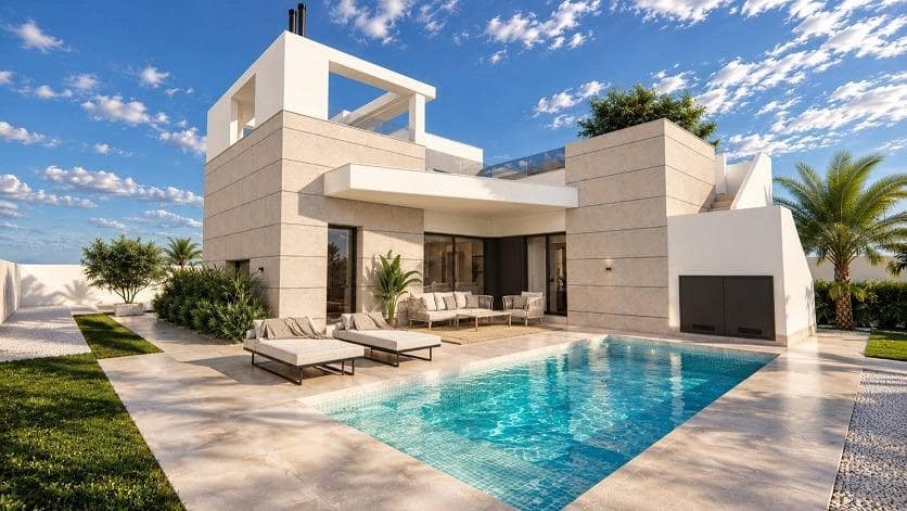 4 sypialnia Willa na sprzedaż w Torrevieja z basenem garażem - 799 000 € (Ref: 10184339)