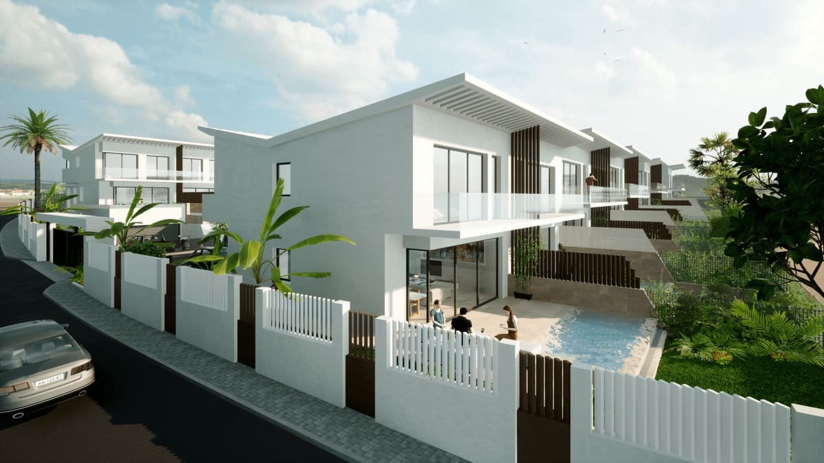 4 soveværelse Semi-Rækkehus til salg i La Cala de Mijas med swimmingpool - € 868.000 (Ref: 7814389)