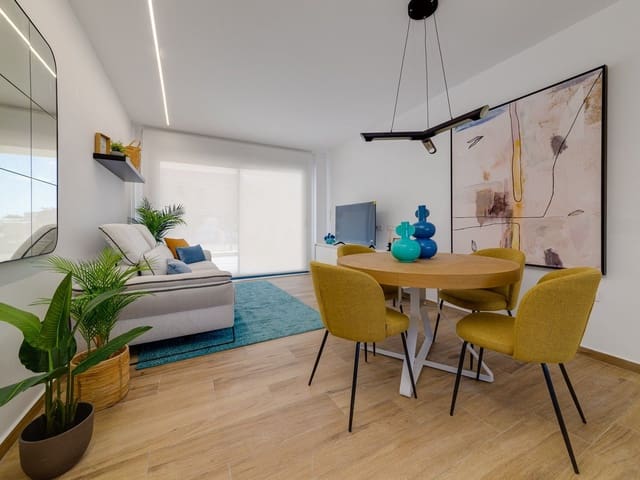 2 slaapkamer Appartement te koop in Los Narejos, Los Alcázares met zwembad garage - € 242.000 (Ref: 8200039)