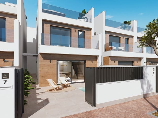 3 sovrum Radhus till salu i San Pedro del Pinatar med pool garage - 345 000 € (Ref: 8200078)