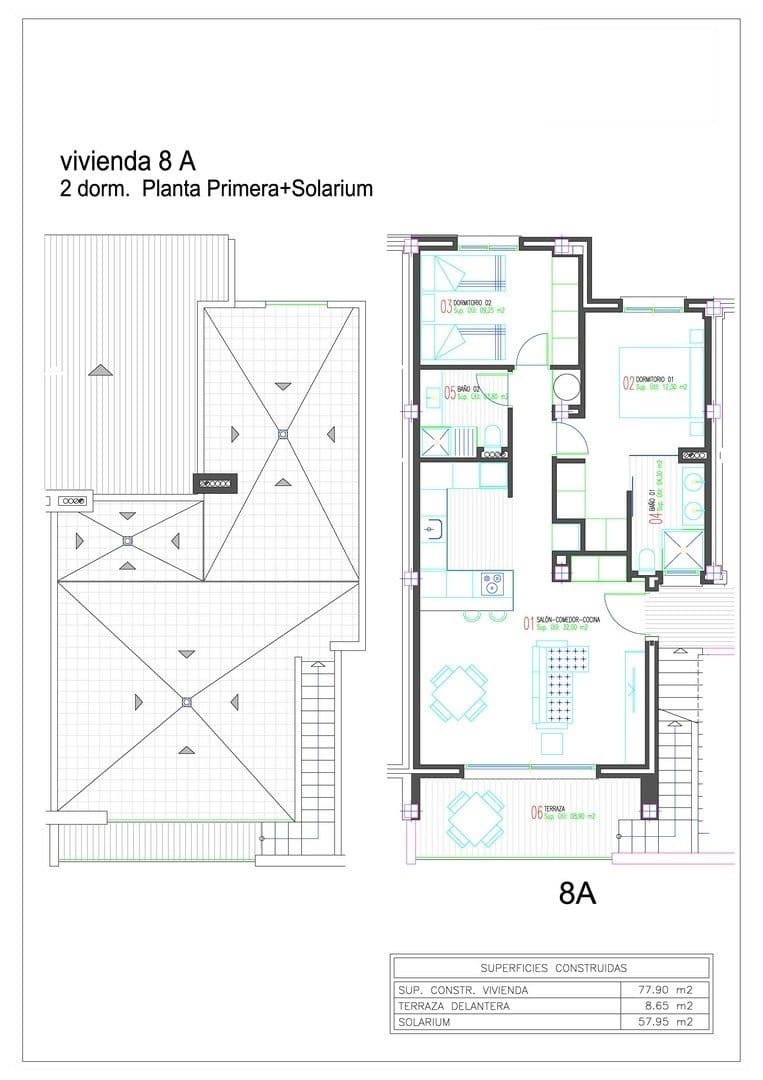 3 soveværelse Bungalow til salg i Torrevieja med swimmingpool - € 350.000 (Ref: 8200253)